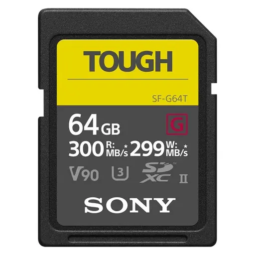 Sony 64GB SF-G TOUGH Series UHS-II SDXC Memory Card