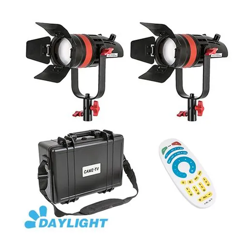 Came-Tv Q-55W Boltzen 55w High Output Fresnel Focusable LED Daylight Kit