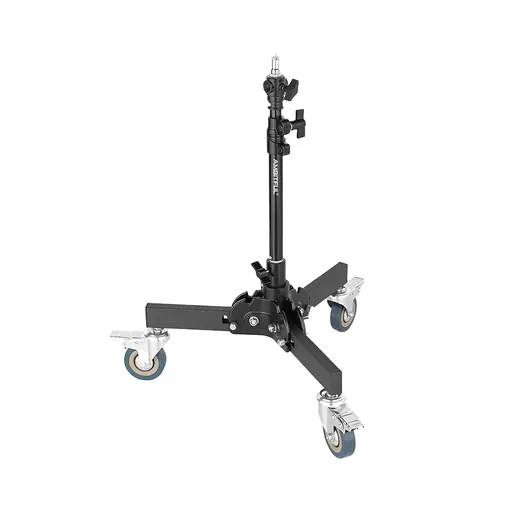Ambitful 61-81cm/21-31.9" Heavy-Duty Wheeled Photography Light Stand with Adjustable Height