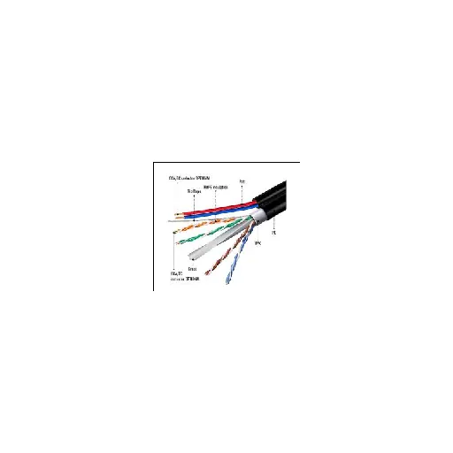 AD-Link AD-S682C (1 PER ROLL) — • UTP Cat6e 305m OUTDOOR SIAMESE CABLE 8+2