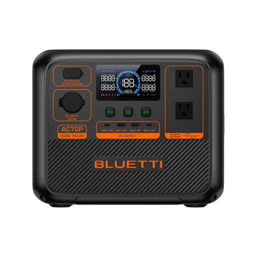 Bluetti AC70P Portable Power Station 1000W 864Wh-A