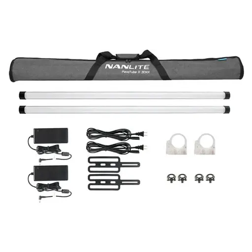 Nanlite PavoTube II 30XR 4Ft 70W RGBWw LED Pixel Tube 2 Light Kit (4′, 2-Light Kit)