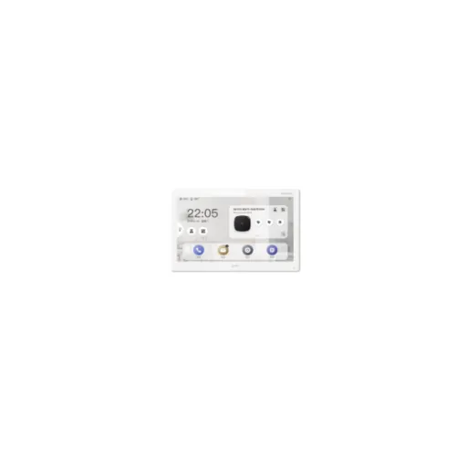 Hikvision DS-KH9510-WTE1 — 10.1-inch android indoor station 10.1-inch 2.5D IPS colorful touch screen with resolution 1024 × 600 10/100Mbps Ethernet