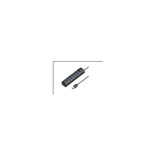 Orico PW7U-U3-10-BK-EP (Black) — Name: 7-Port USB 3.0 Hub