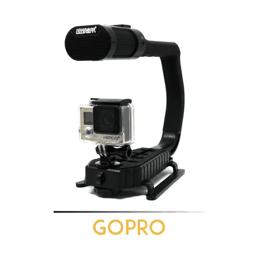 Sevenoak MicRig Stabilizer Cage with Built In Stereo Microphone for DSLR / Gopro / Smartphone