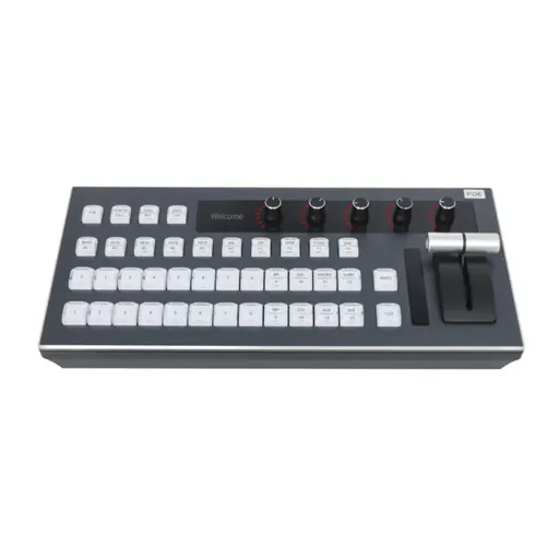 HDKATOV KT-KD50X Universal Control Panel for ATEM/vMix/OBS - USB & LAN Connectivity with DB25 Tally, Broadcast-Grade Live Production Switcher