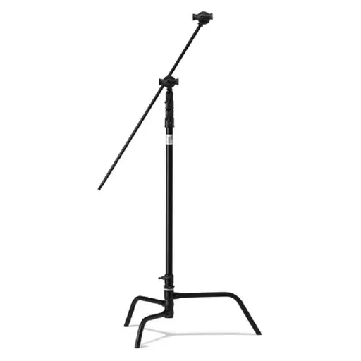 KUPO 40" Riser C-Stand Turtle Base Kit (Powder Coated Matte Black, 9.7') CSTAND