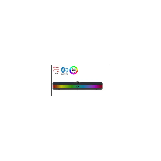 Redragon NEO RGB (BLACK) SOUNDBAR (GS515) — •Bluetooth/Wireddual connection modes •BT range:≤10m