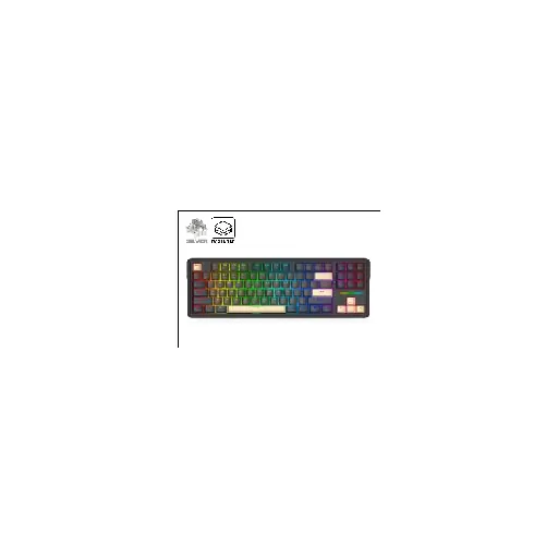 Redragon ANTONIUM PRO (GRADIENT GREY+YELLOW) RD (K728GGY-RGB-PRO) 87 KEYS 80% LAYOUT DESIGN — •80% TKL Layout