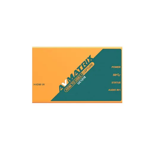 AVMatrix UC1218 HDMI to USB3.1 TYPE-C Uncompressed Video Capture