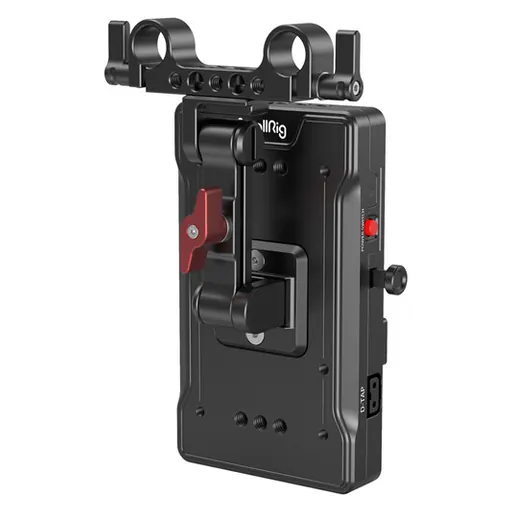 Smallrig V-Mount Battery Adapter Plate with 15mm LWS Rod Clamp & Adjustable Arm