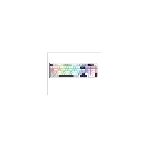 Redragon RM98 ARIA PRO (WHITE+GREY+BLACK) RD (K527WGL-PRO) 98 KEYS 96% LAYOUT DESIGN — •Tri-mode: USB-CWired / 2.4GHz wireless, BT 5.0