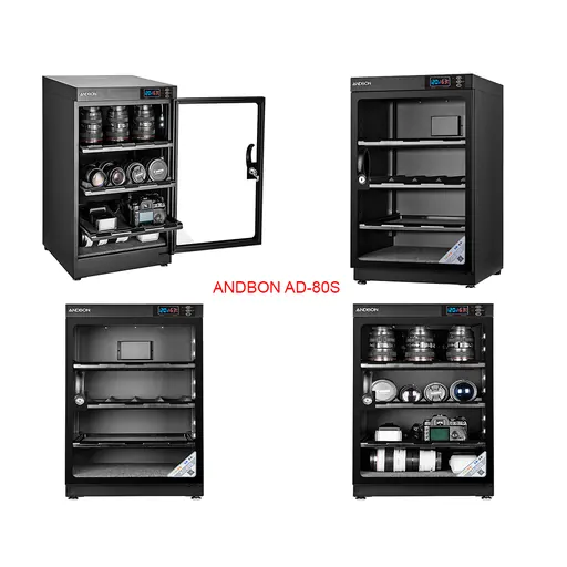 Andbon Electronic Automatic Digital Control Dry Cabinet Storage (80L)