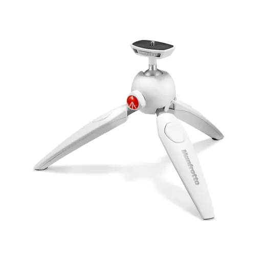 Manfrotto MTPIXIEVO-WH PIXI EVO 2-Section Mini Tripod, White, Light and Compact