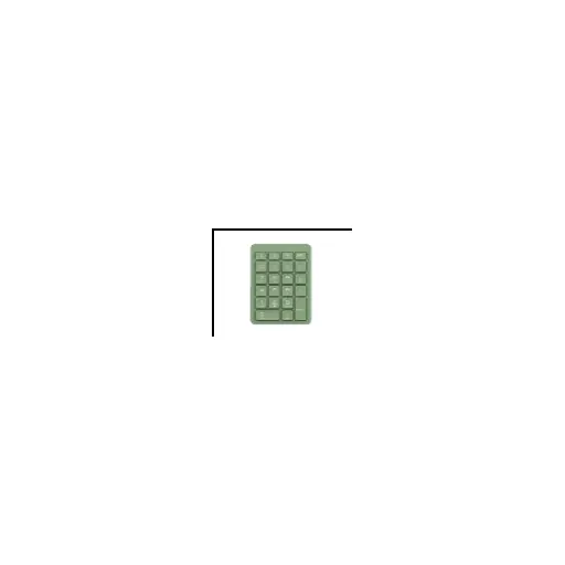 Darkflash N58 (GREEN) 22 Keys Numeric — BluetoothWireless Keyboard •Portable number keypad