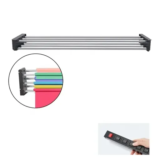 Qihe 4 Roller or 6 Roller Motorized Backdrop Lifter, Wall Mounted Electric Background Support Stand