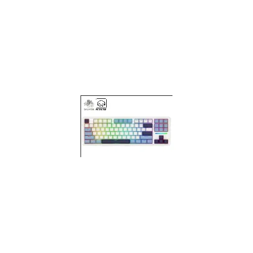 Redragon ANTONIUM PRO (WHITE+BLUE) RD (K728WBB-RGB-PRO) 87 KEYS 80% LAYOUT DESIGN — •80% TKL Layout