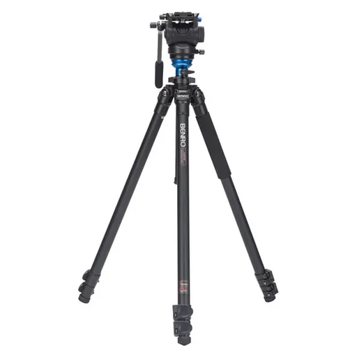 Benro A2573FS4 S4 Video Head and AL Flip Lock Legs Tripod Kit