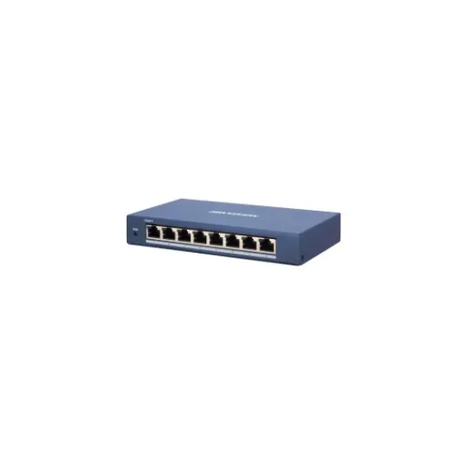 Hikvision DS-3E1508-EI — L2, Smart Managed, 8 Gigabit RJ45 ports, Supports Hik-Central/iVMS 4200/Hik-ProConnect Unified Topology Management, clou