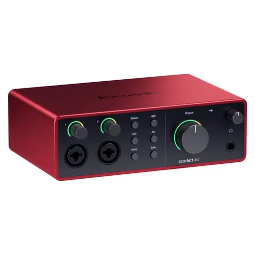 Focusrite Scarlett 4i4 USB-C Audio/MIDI Interface (4th Generation)