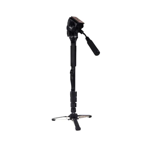 Yunteng VCT-288 Photography and Videography Tripod Monopod With Fluid Pan Head Quick Release Plate And Unipod Holder