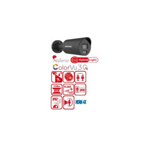 Hikvision DS-2CD2047G3-LI2UY/SL (BLACK) — 4MP Bullet IP CCTV Camera