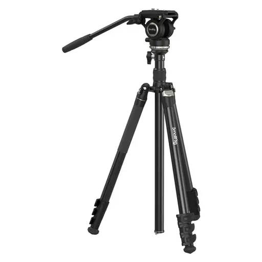 Smallrig CT210 Video Tripod with Fluid Head and Reversible Center Column