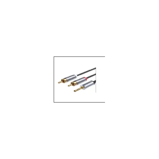 Veggieg V-A601 (1.5M) — •3.5mm to 2RCA Audio Cable