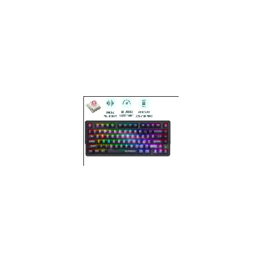 Redragon BARTLETT MAGNETIC (BLACK) RD (K767-WL-M) 81 KEYS 75% LAYOUT DESIGN — •Compact 75% Layout