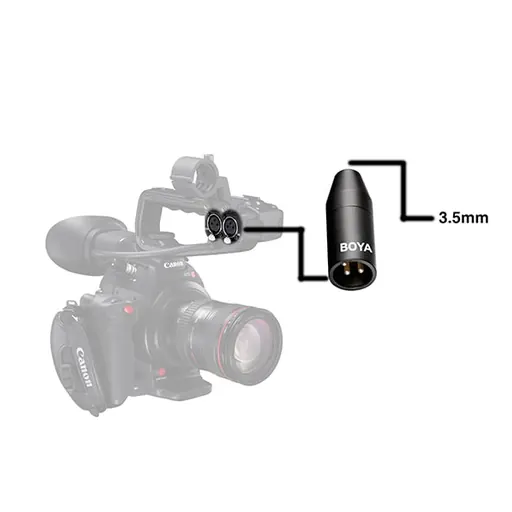 Boya 35C-XLR 3.5mm Mini-Jack to XLR Converter
