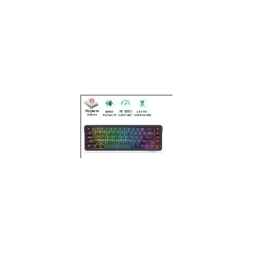 Redragon NOVA MAGNETIC (BLACK) RD (K709GB-RGB-M) 68 KEYS 65% LAYOUT DESIGN — •Compact 65% Layout