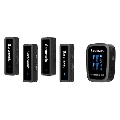 Saramonic Blink500 Pro B8 4-Person Ultracompact Digital Wireless Microphone System for Cameras and Smartphones (2.4 GHz)