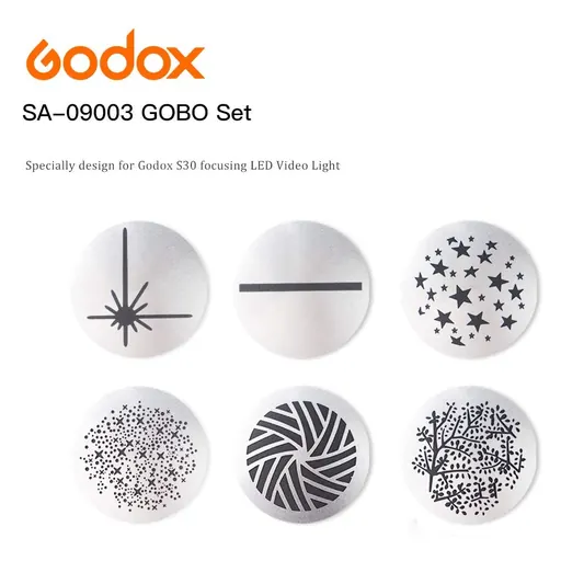 Godox SA-09-003 GOBO for S30 LED Light Creative Effects