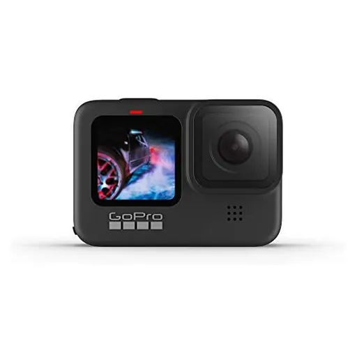 GoPro HERO9 Black - Waterproof Action Camera with Front LCD and Touch Rear Screens, 5K Ultra HD Video, 20MP Photos, 1080p Live Streaming, Webcam, Stabilization