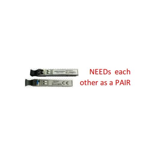 Hikvision HK-SFP-1.25G-1310-DF-MM — TX1310nm/1.25G, RX1310nm/1.25G, LC, Multi mode and duplex fiber, 1km, 0~70℃, SFP