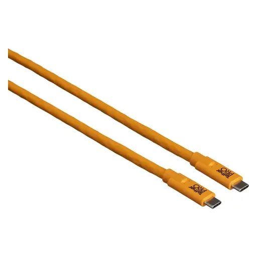 Tether Tools USB Type-C Male to USB Type-C Male Cable (10', Orange)