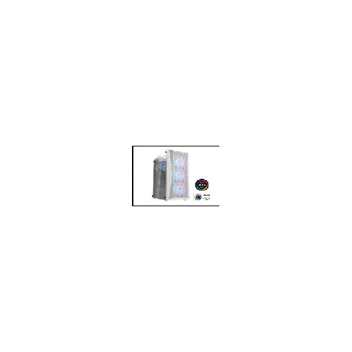 Darkflash DK352 MESH (WHITE WITH 4PCS ARGB FANS) — •Case Size :390*200*450mm •Radiator System