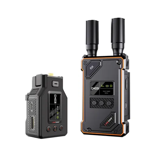 LiveGear WL087 Pro 1080p UVC Type C Wireless HDMI Extender Video Transmitter Receiver for DJI Pocket 3 4 Camera OBS Live Streaming