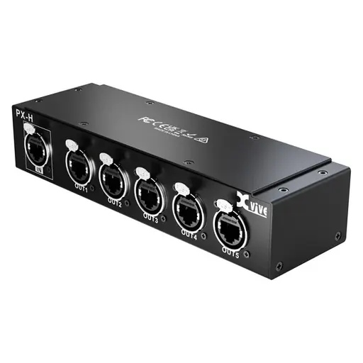 Xvive Audio PX-H Hub Breakout Box for Five PX-A Personal Monitor Mixers
