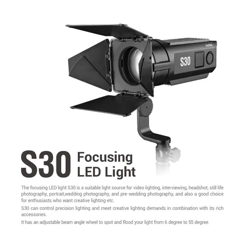 Godox S30 LED Focusing LED Light