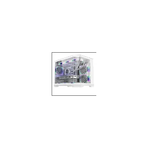 Coolman SPECTRA (WHITE) — • Product size: • I/O Panel: Top mounted HD audio;