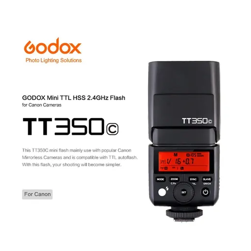 Godox V350 TTL HSS Flash Speedlite for Canon with Lithium Ion Battery