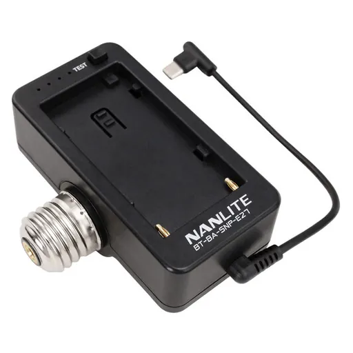 Nanlite NPF Battery Adapter with E27 Head