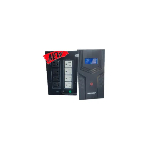 Hikvision DS-UPS2000/US
DS-UPS2000-Q/T — 2000VA/1200W; 12v/9AH*2 Lead-Acid-Battery; Built-in AVR (Automatic Voltage Regulation), Surge / Short Circuit / Overload