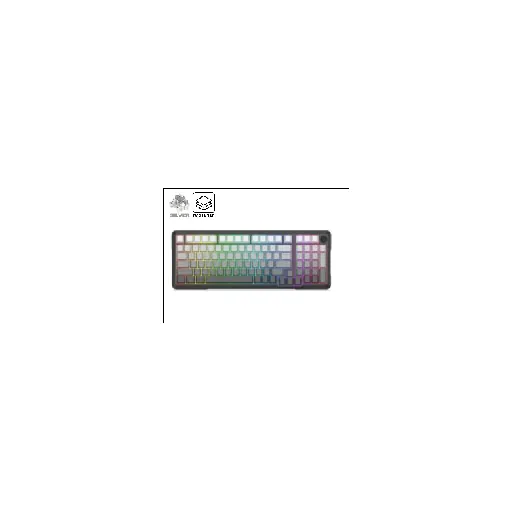 Redragon BRAGI PRO (GRADIENT GRAY) RD (K688SP-RGB-PRO) 98 KEYS 96% LAYOUT DESIGN — •Compact 96% Layout includes numpad + function row