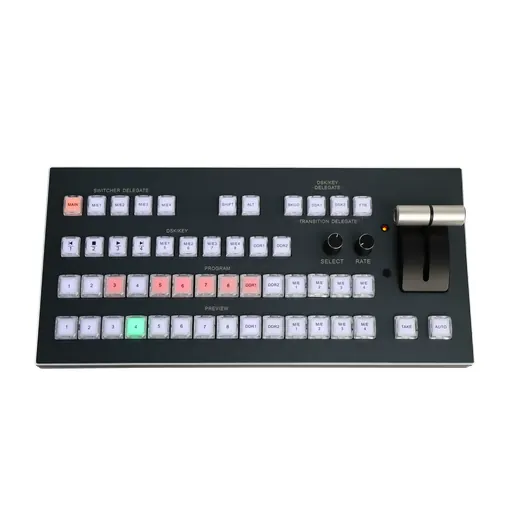 HDKATOV KT-KD50T TriCaster Live Production Control Panel - USB Plug & Play Broadcast Switcher for Multi-Camera Streaming, Studio & Event Production