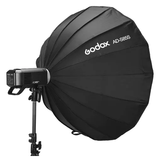 Godox AD-S85S 85cm Parabolic Deep Softbox Hexadecagon Quick Collapsible Umbrella Softbox for Godox AD400Pro Strobe Light Studio Photo Lighting