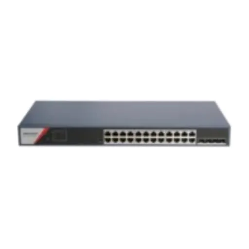 Hikvision DS-3E1528P-SI-24P4F — 24 GE POE, 4 GE SFP, 370W, HPP L2, Smart Managed, 24 Gigabit PoE ports, 4 Gigabit SFP ports, 802.3af/at, PoE power budge