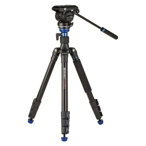 Benro A2883F Travel Angel Aero - Video Tripod Kit with Leveling Column and S4PRO Head