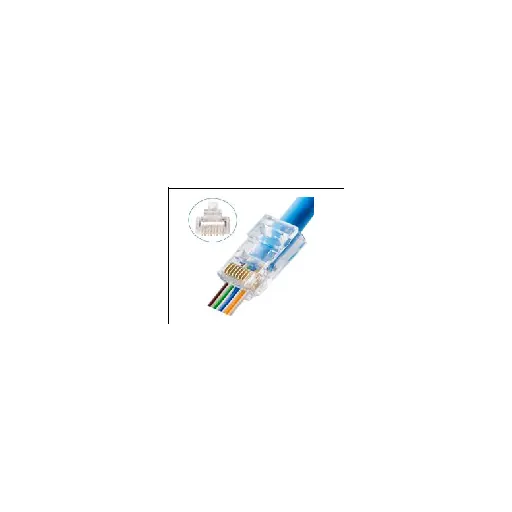 AD-Link RJ6PT1K (1,000pcs/pack) — RJ45 CAT6 8P8CR PASSTHROUGH